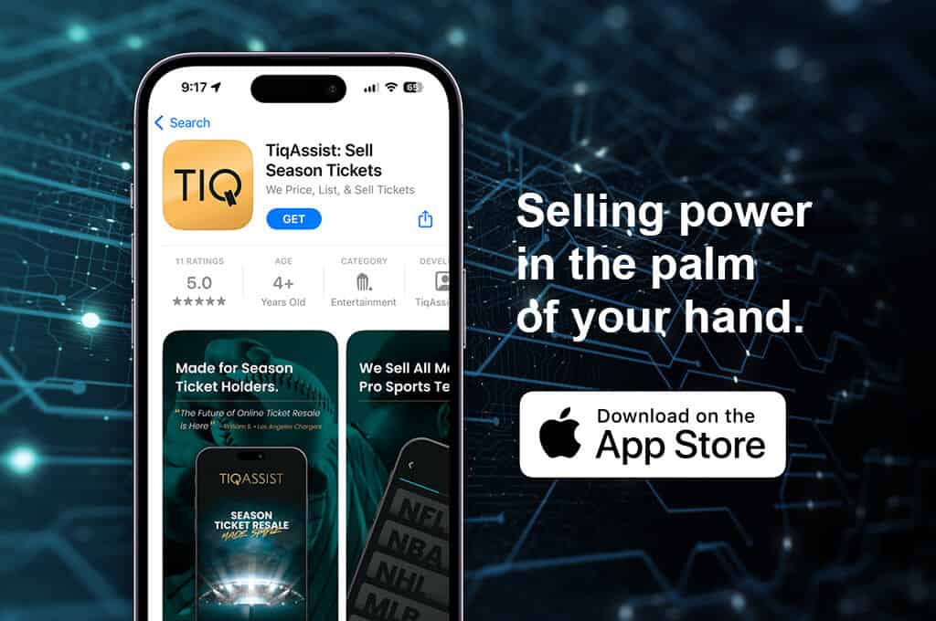 TiqAssist in the app store with download button