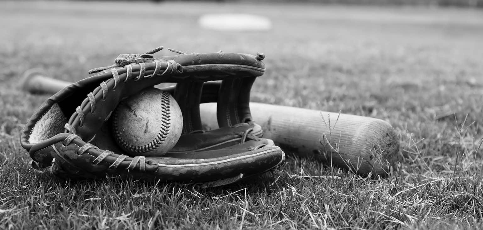 MLB-baseball-glove-bat-ball-field