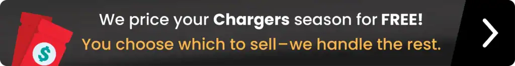 Explanation of how we sell Chargers tickets.